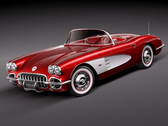 1960 Chevrolet Corvette C1 Red roadster.jpg